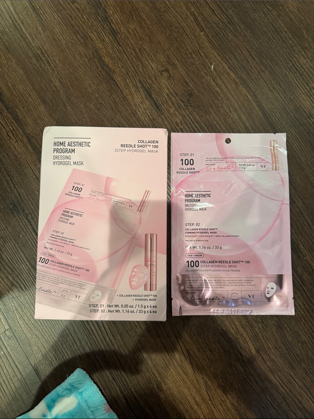 VT Collagen Needle Shot 100 Hydrogel Mask - Pink